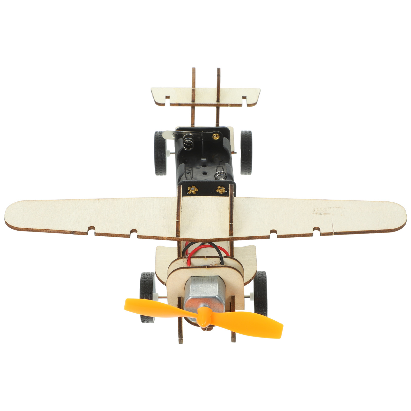 Science Toys Diy - 1Set Wooden Glider Plane DIY Science