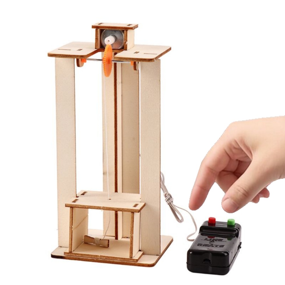 Science Project Diy - DIY Electric Elevator Lift Model Puzzle