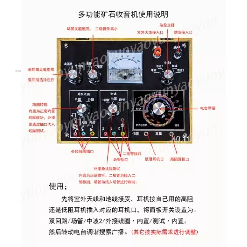 Crystal Radio DIY Kit, Medium  - огляд і ціна Science Hobbyist