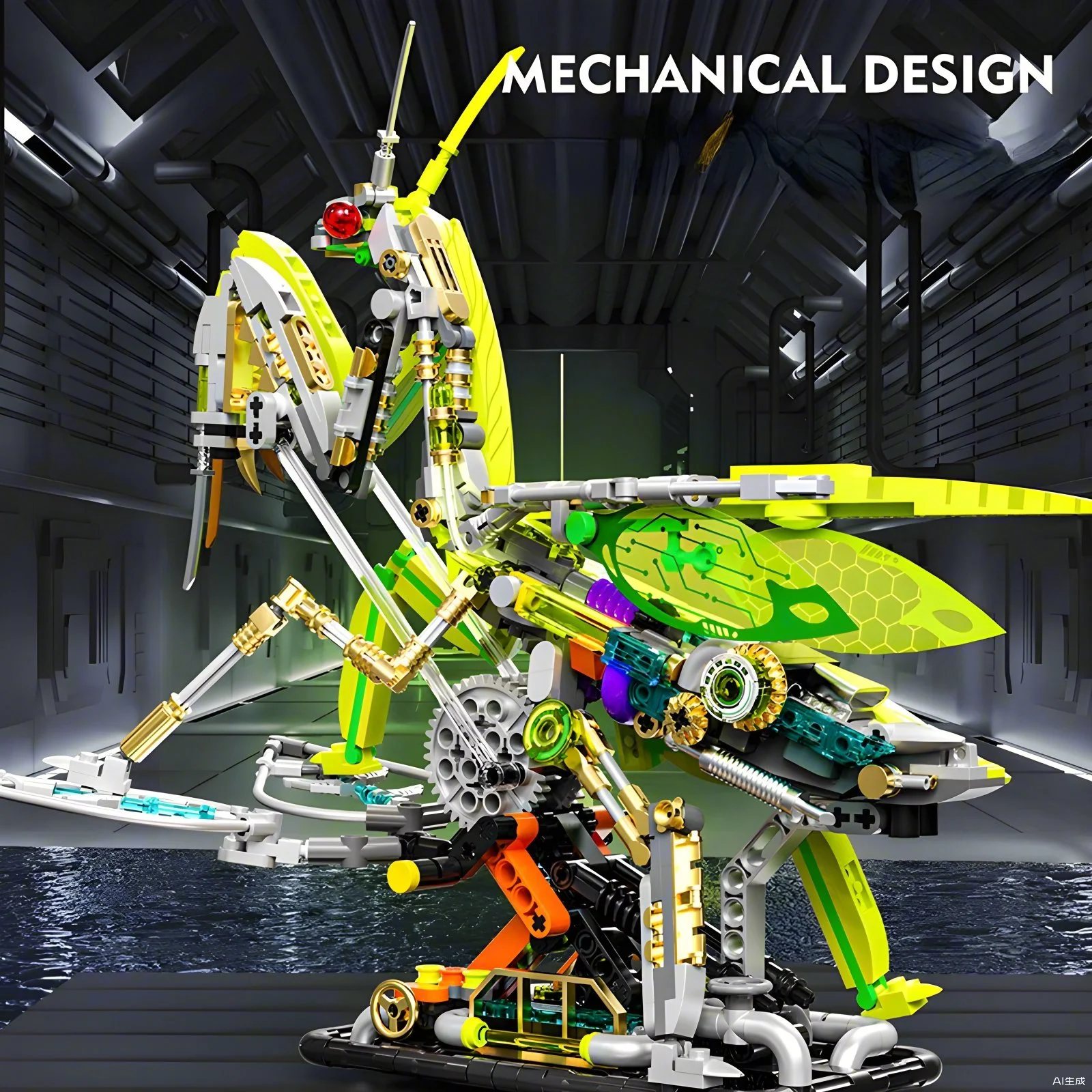 DIY Mantis building blocks sem - огляд і ціна Science Toys Diy