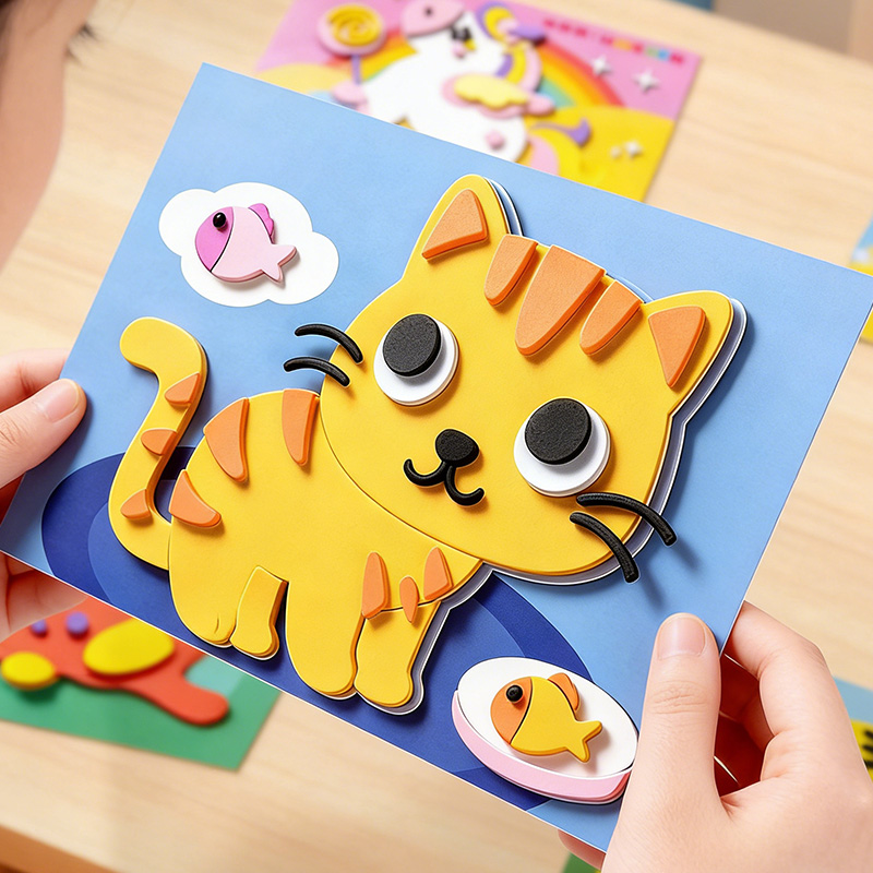 Children's 3D Stickers, 10 Ran - огляд і ціна Science Project Diy