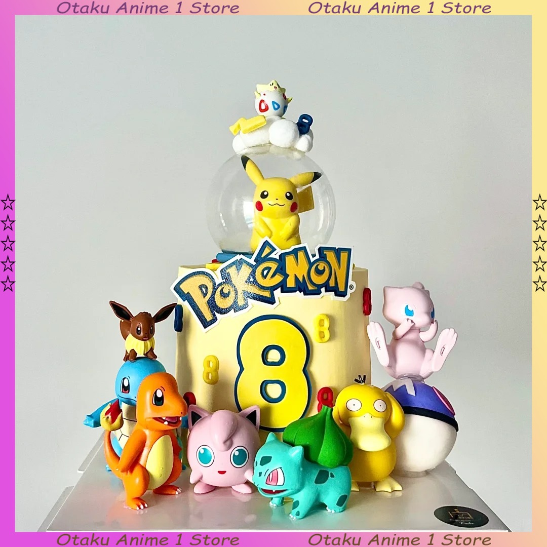 13PCS/SET Pikachu Cake Topper  - огляд і ціна Science Of Happiness
