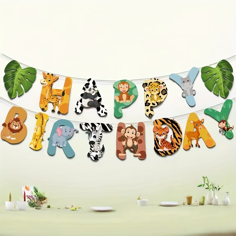 15pcs Jungle Safari Party Pape - огляд і ціна Science Of Happiness