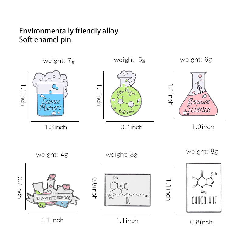 Science Enamel Pins Custom Mol - огляд і ціна Science Buddies