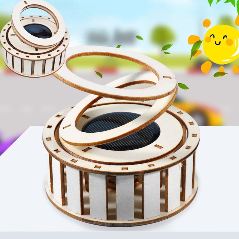 1 PCS DIY Solar Double Ring Ma - огляд і ціна Science Toys Diy