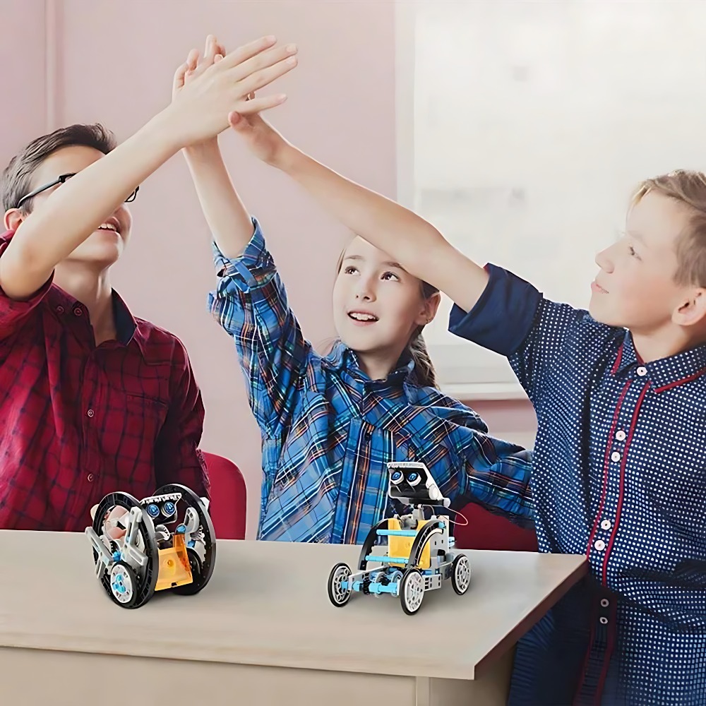 Solar Robot Building Blocks 12 - огляд і ціна Science Toys Diy