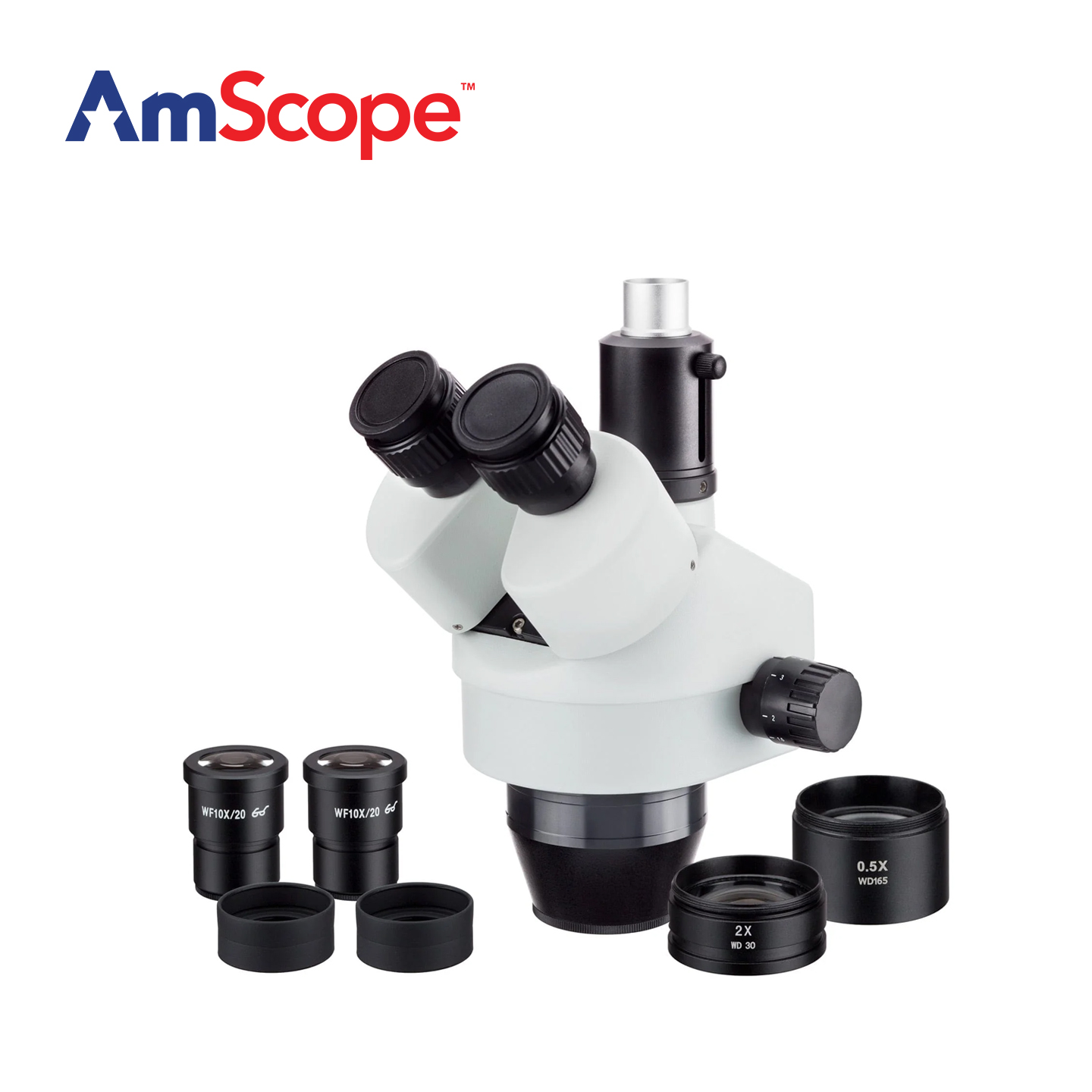 AmScope 7X-45X Magnification T - огляд і ціна Amscope Microscope Stereo 7X-45X