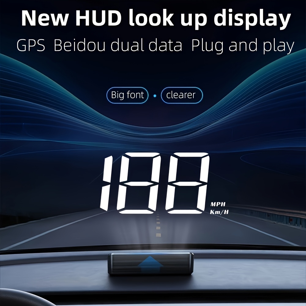 Universal Car Speedometer HUD  - огляд і ціна Anemometer Wind Speed