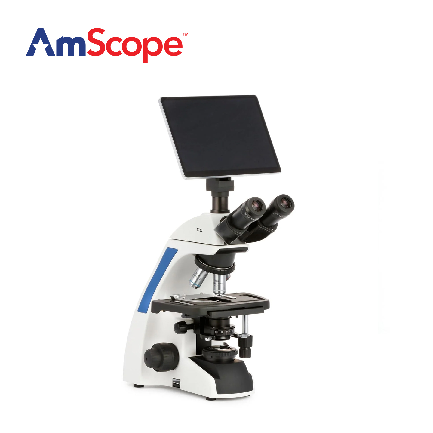 AmScope T720 Series Trinocular - огляд і ціна Amscope Microscope Compound 40X-1000X