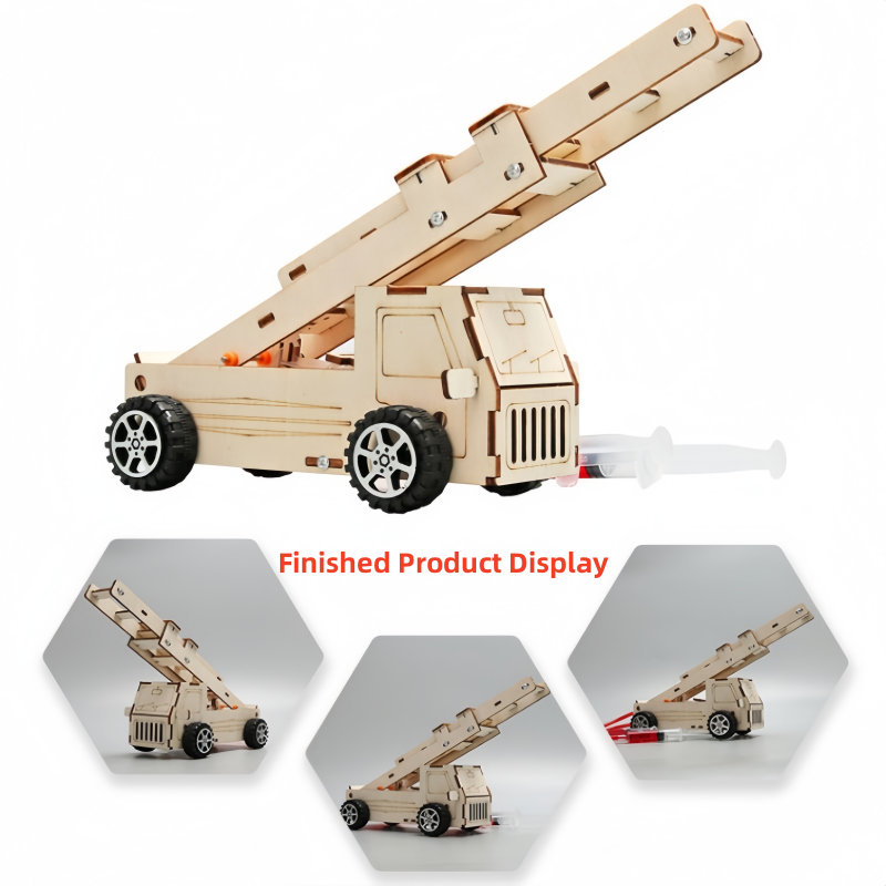 DIY Wood Ladder Fire Truck Mod - огляд і ціна Science Project Diy
