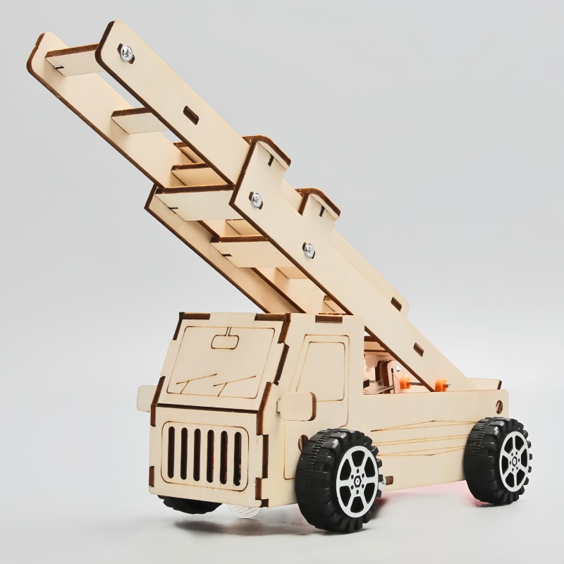 DIY Wood Ladder Fire Truck Mod - огляд і ціна Science Project Diy