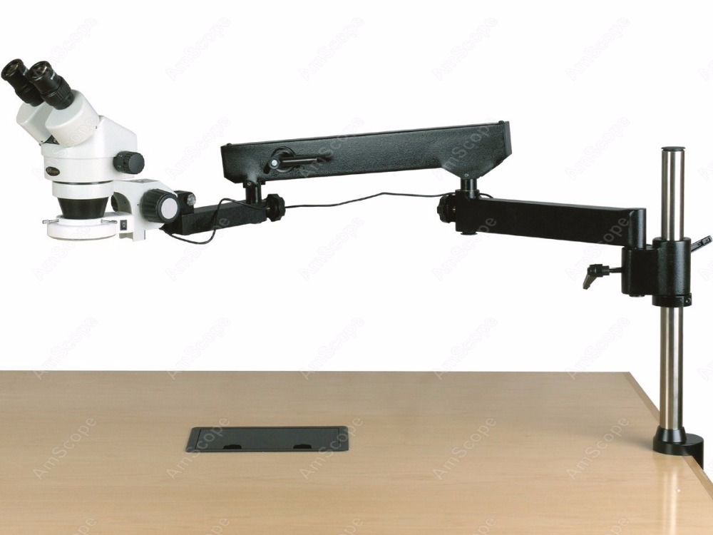 AmScope Binocular Zoom Stereo  - огляд і ціна Amscope Microscope Stereo 7X-45X