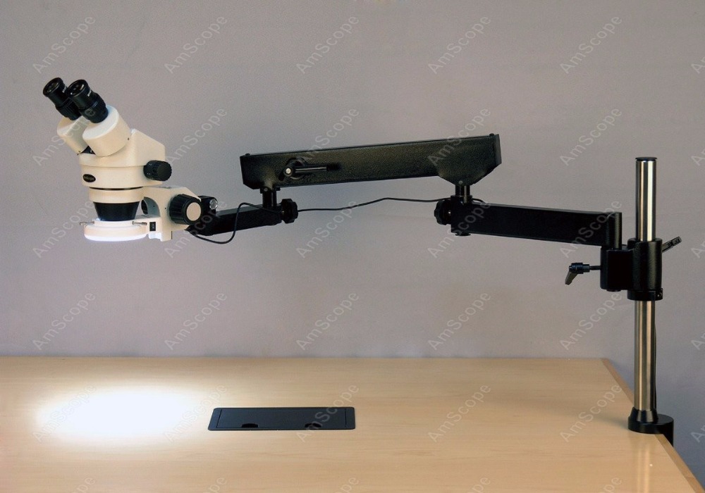 AmScope Binocular Zoom Stereo  - огляд і ціна Amscope Microscope Stereo 7X-45X