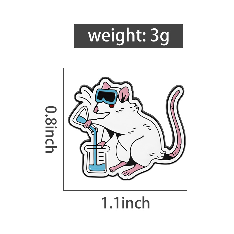 Cartoon Lab Rat Enamel Pins Sc - огляд і ціна Science Buddies