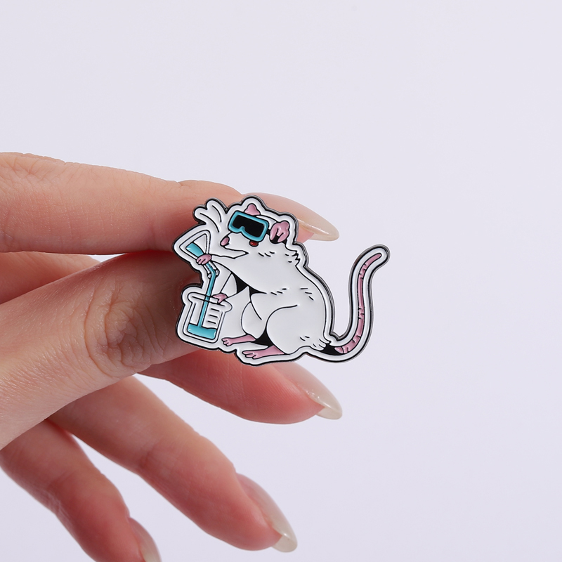 Cartoon Lab Rat Enamel Pins Sc - огляд і ціна Science Buddies