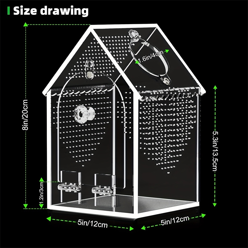Transparent Acrylic House Inse - огляд і ціна Science Hobbyist