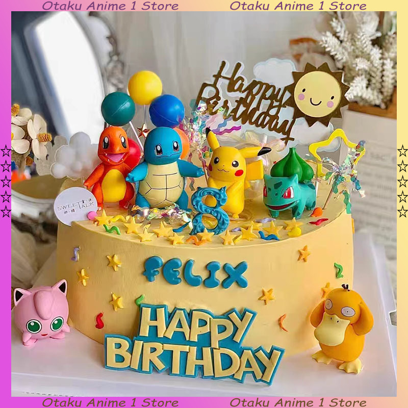 13PCS/SET Pikachu Cake Topper  - огляд і ціна Science Of Happiness