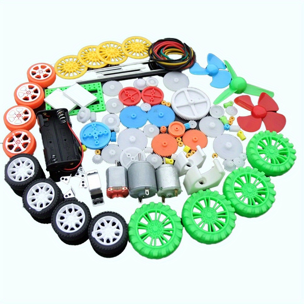 112pcs DC Motor Kit Electric M - огляд і ціна Science Project Diy