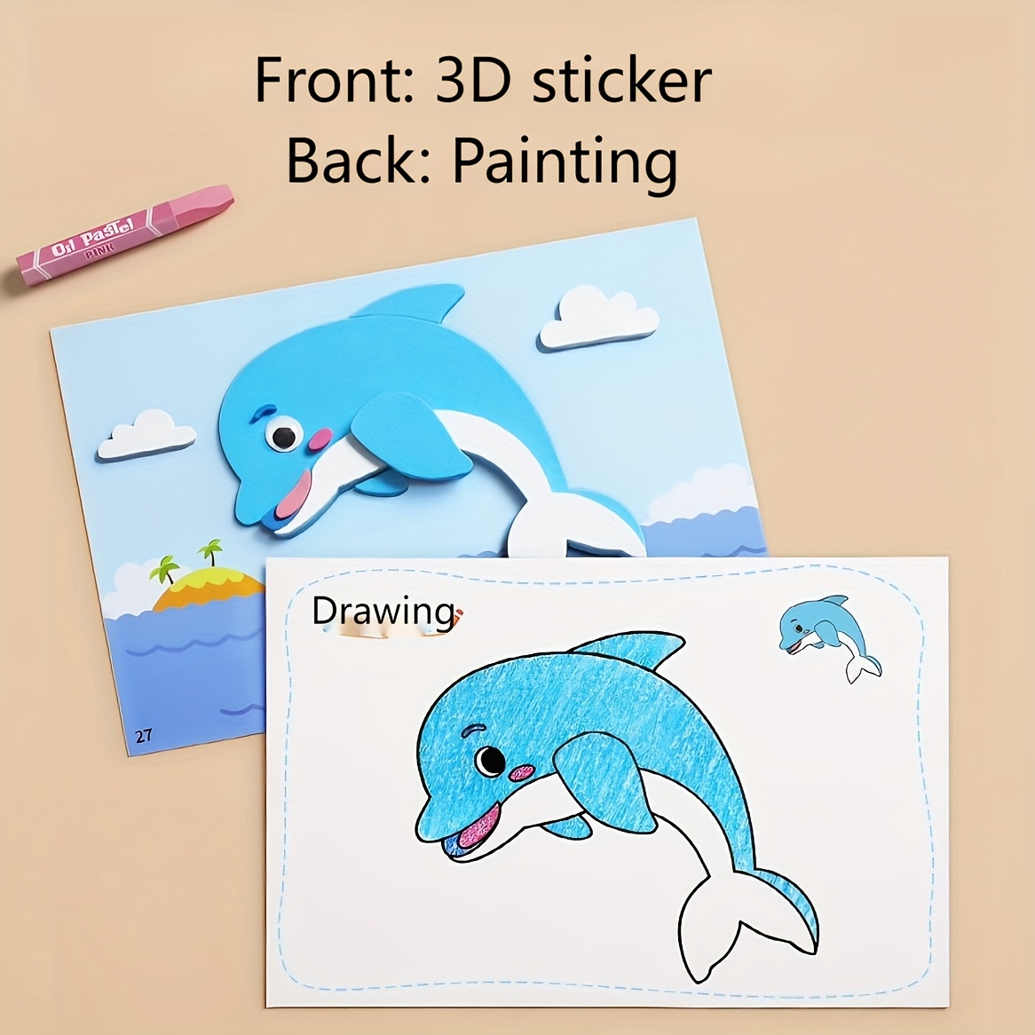 3D Stickers for Kids, Disposab - огляд і ціна Science Toys Diy