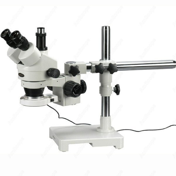 AmScope SM-3T Trinocular Zoom  - огляд і ціна Amscope Microscope Stereo 7X-45X