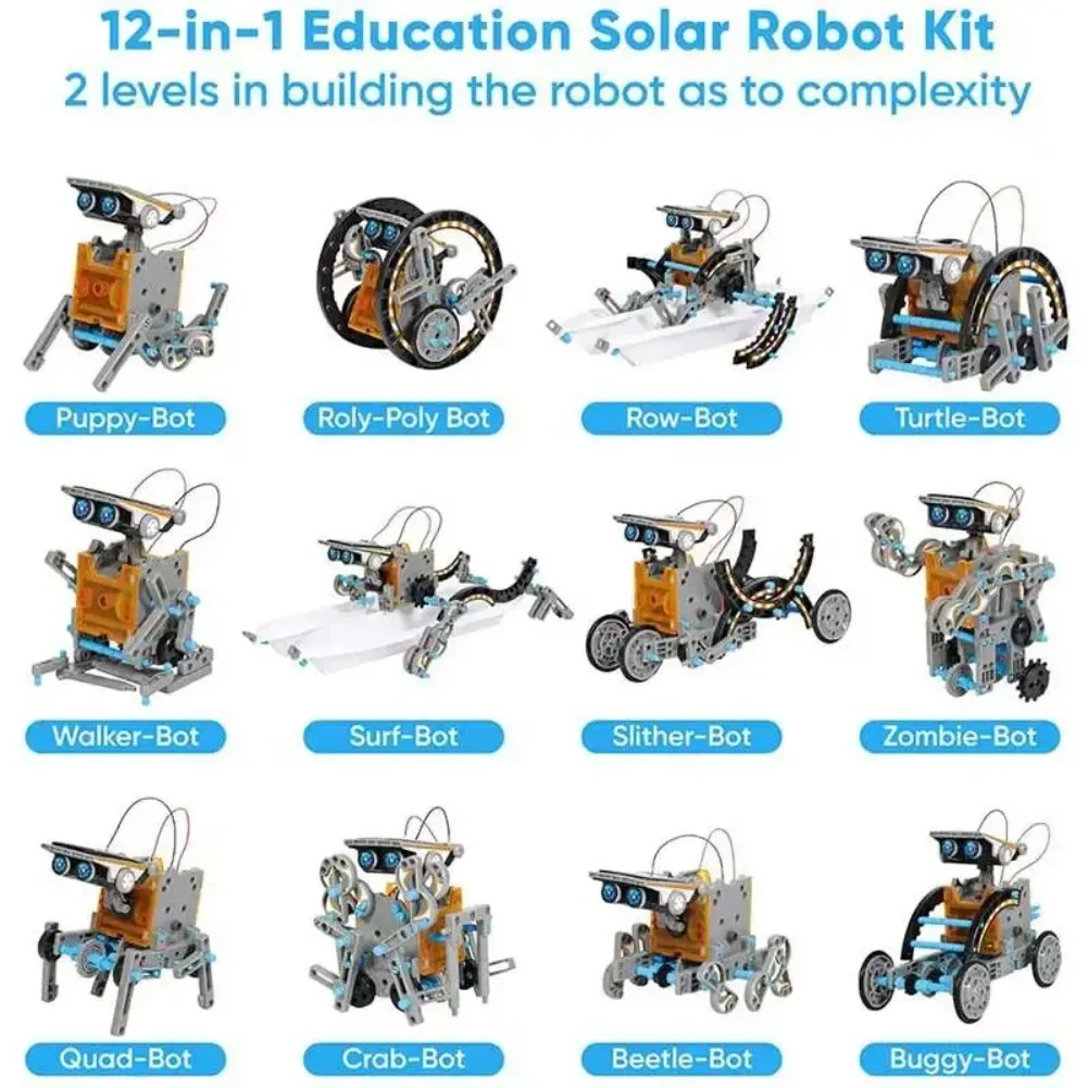 13 in 1 Solar Powered Robot Sc - огляд і ціна Science Project Diy